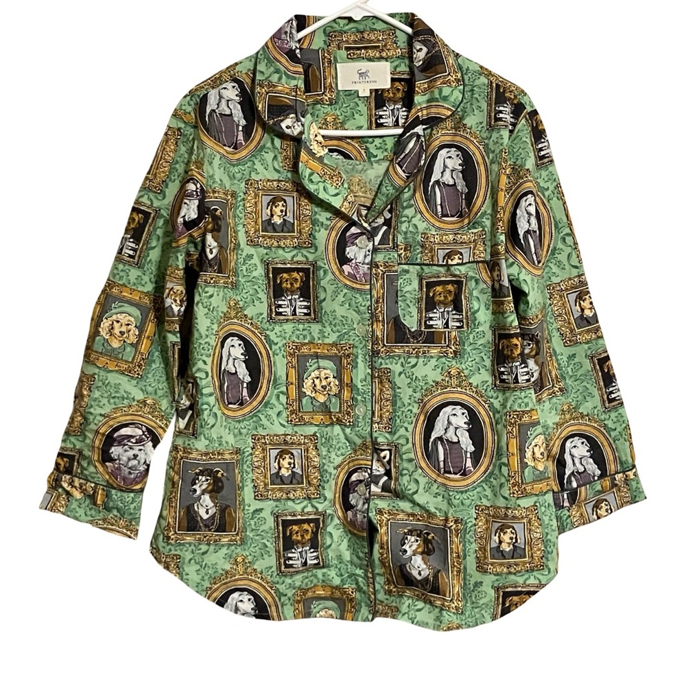 Printfresh + Downton Abbey Limited Edition Dogton Abbey Pajama Top - Women’s S